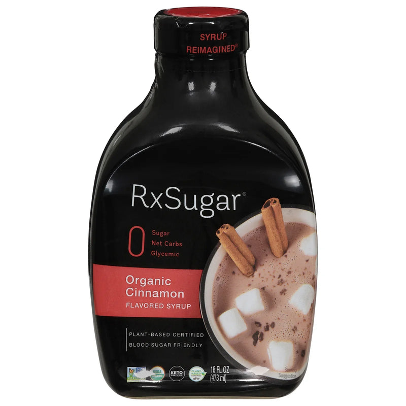 Rxsugar - Syrup Organic Cinnamon - Case Of 6-16 Ounce