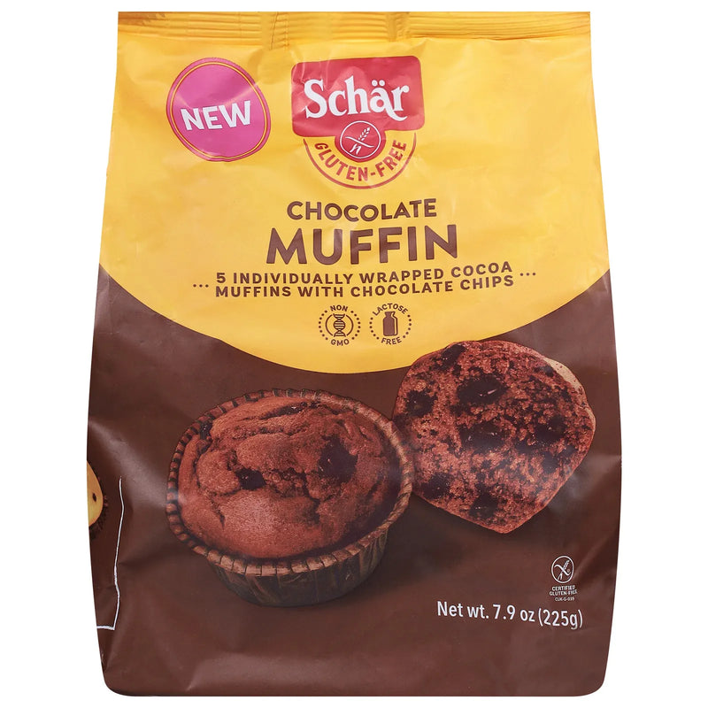 An image displaying Schar - Muffin Chocolate - Case Of 4-7.9 Ounce by Schar