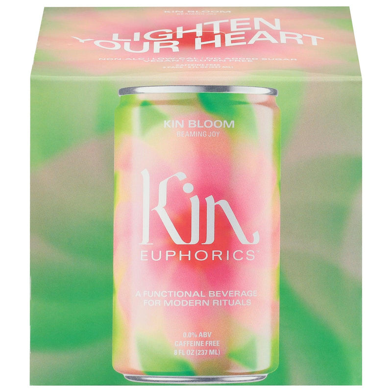 Kin Euphorics - Adaptogens Kin Bloom 4pk - Case Of 6-4/8 Ounce