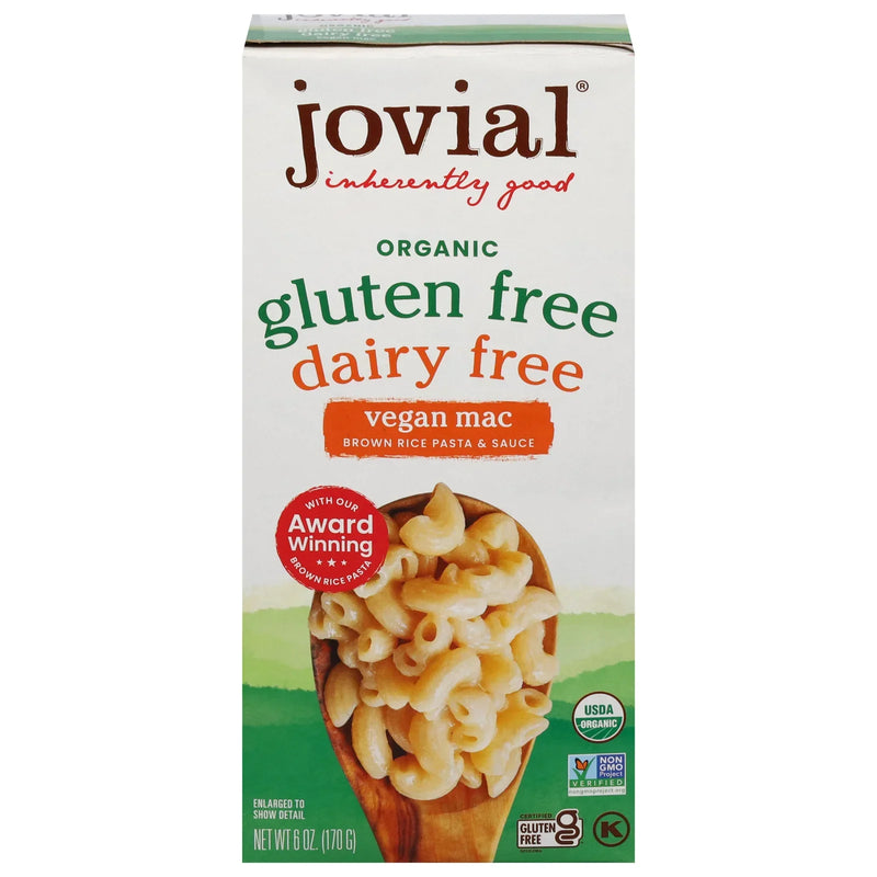 Jovial - Vegan Mac Organic Df Gf - Case Of 12-6 Ounce