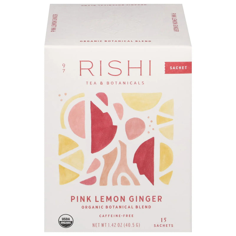 Rishi - Tea Organic Pink Lem Ginger - Case Of 6-15 Count