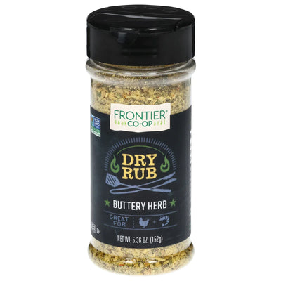 An image displaying Frontier Natural Products Coop - Rub Dry Buttery Herb - Ea Of 1-5.36 Ounce by Frontier Natural Products Coop