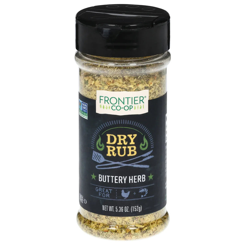 An image displaying Frontier Natural Products Coop - Rub Dry Buttery Herb - Ea Of 1-5.36 Ounce by Frontier Natural Products Coop