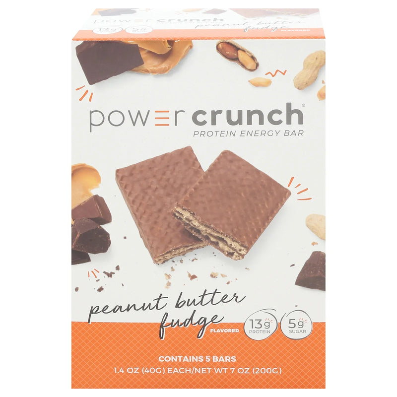 Power Crunch - Prtn Br Pb Fudge 5 Count - Case Of 6-5/1.4 Ounce
