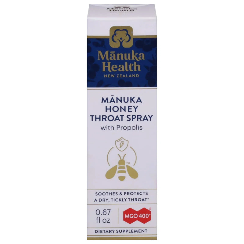 An image displaying Manuka Health - Spray Thrt Hny Propolis - .67 Ounce by Manuka Health