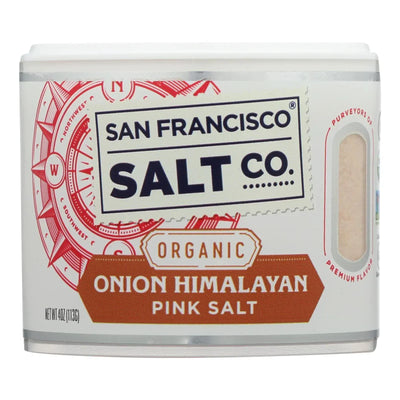 An image displaying San Francisco Salt Co. - Himlyan Salt Onion - Case Of 6 - 4 Ounce by San Francisco Salt Co.