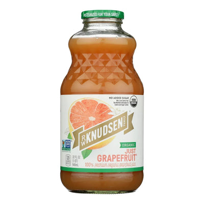 An image displaying R.w. Knudsen - Organic Juice - Grapefruit - Case Of 6 - 32 Ounce by R.w. Knudsen