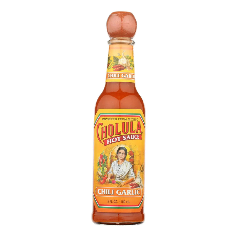 Cholula Hot Sauce - Chili Garlic - Case Of 12 - 5 Ounce.