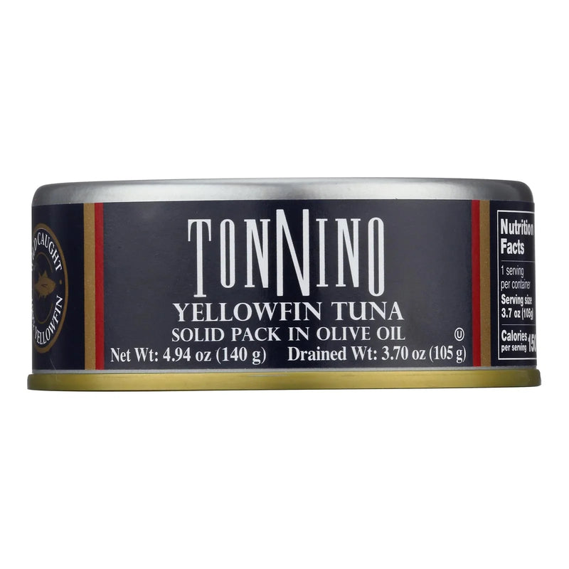 Tonnino Tuna Light - Olive Oil - Case Of 12 - 4.9 Ounce.