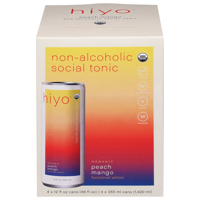 Hiyo - Seltzer Og2 Peach Mango - Cs Of 6-4/12 Fz