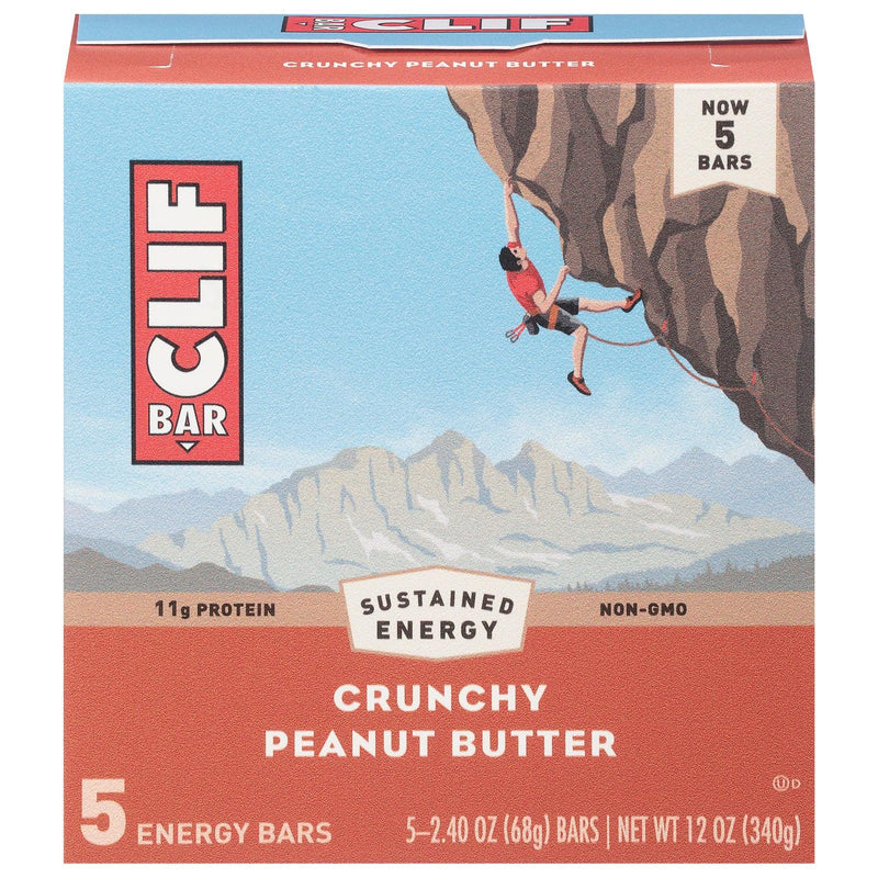 Clif Bar - Enrgy Br Og3 Crunchy Pbtr - Case Of 9-5/2.4 Ounce