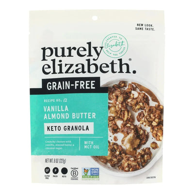 An image displaying Purely Elizabeth - Gran Gluten Free Vanilla Almnd Butter - Case Of 6 - 8 Ounce by Purely Elizabeth