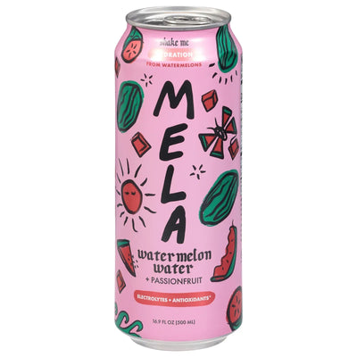 An image displaying Mela Water - Wtrmln Water Passionfrt - Case Of 12-16.9 Ounce by Mela Water