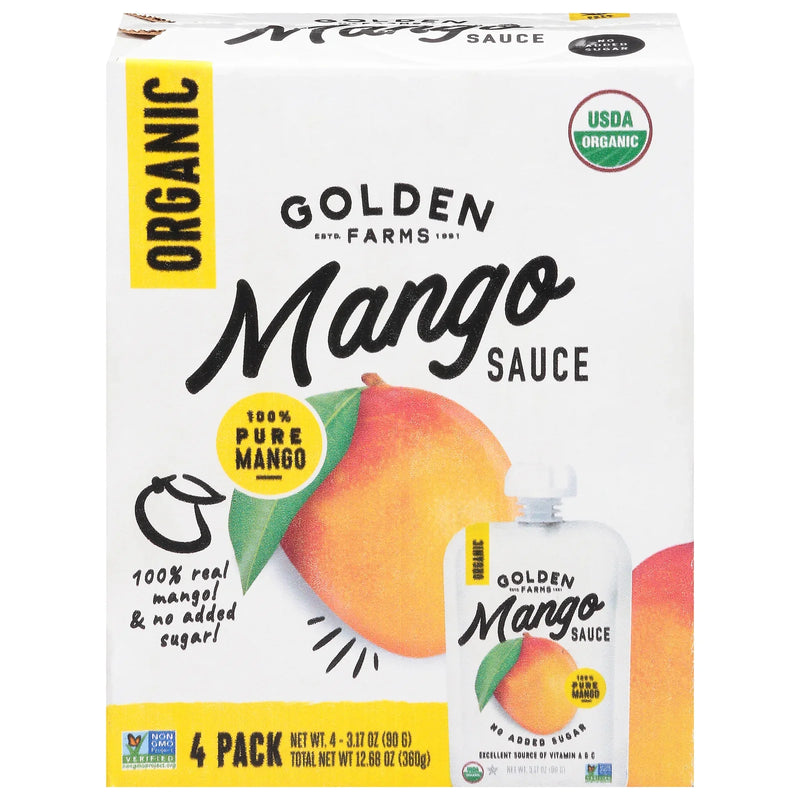 Golden Farms - Mango Organic Sauce - Case Of 6-4/3.17 Z