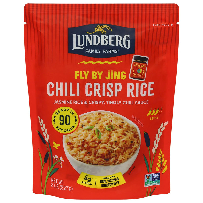 Lundberg Family Farms - Rice Jasmine Chili Crisp - Case Of 6-8 Ounce