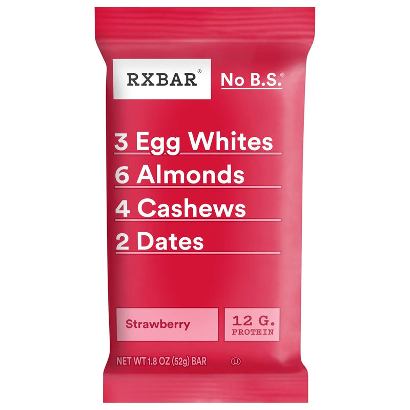 Rxbar - Protn Bar Strawberry - Case Of 12-1.83 Ounce