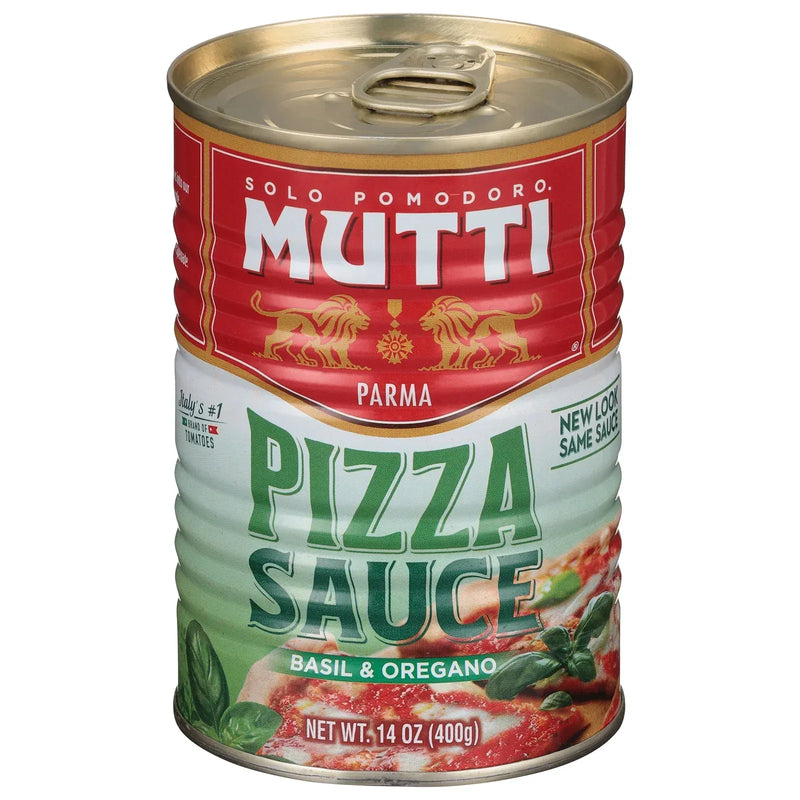 An image displaying Mutti - Sauce Pizza Basil Oregano - Case Of 6-14 Ounce by Mutti
