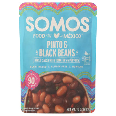 An image displaying Somos - Beans Rth Pinto & Black - Case Of 6-10 Ounce by Somos