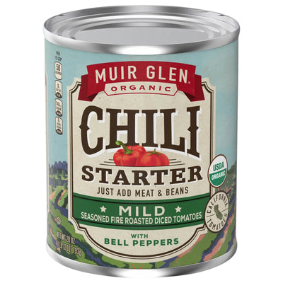 An image displaying Muir Glen - Chli Strt Organic Mld Rst Tom - Case Of 12-28 Ounce by Muir Glen