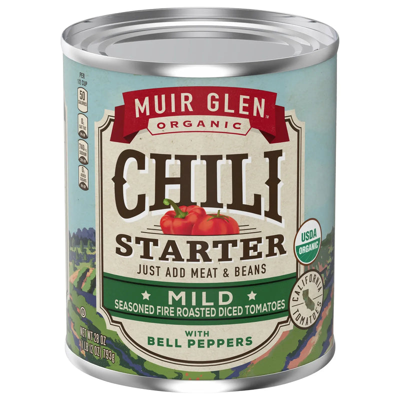 An image displaying Muir Glen - Chli Strt Organic Mld Rst Tom - Case Of 12-28 Ounce by Muir Glen