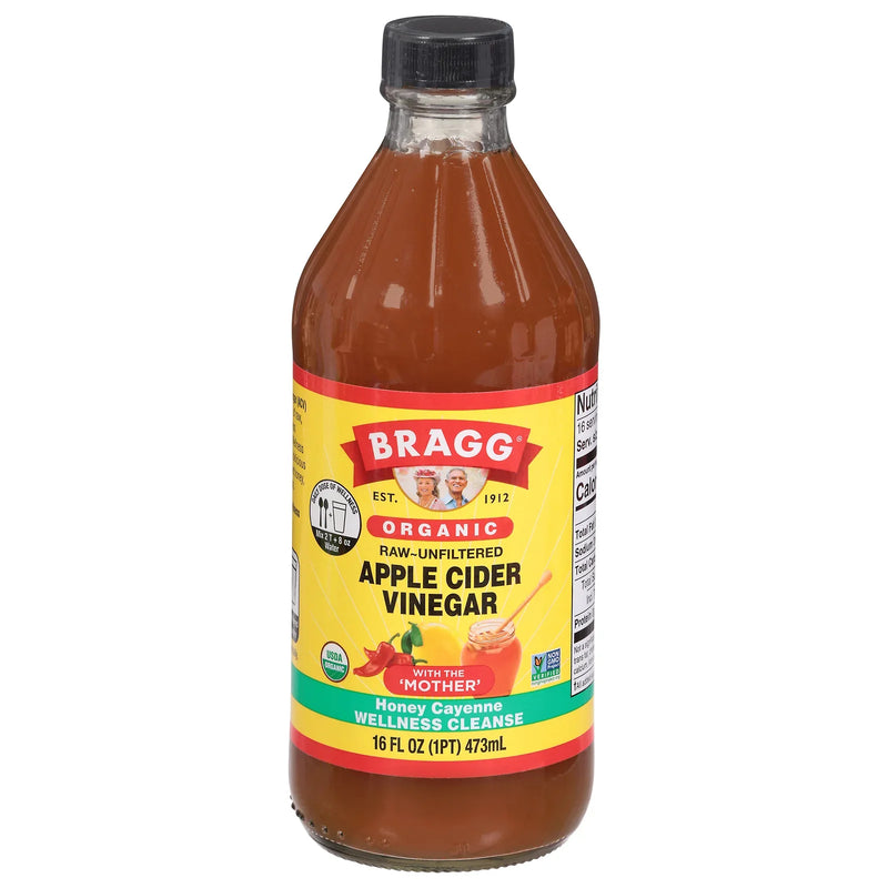 Bragg - Acv Organic Honey Cayenne - Case Of 12-16 Ounce