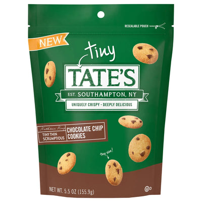 An image displaying Tate's Bake Shop - Cookie Tny Chocolate Chip - Case Of 6-5.5 Ounce by Tate's Bake Shop