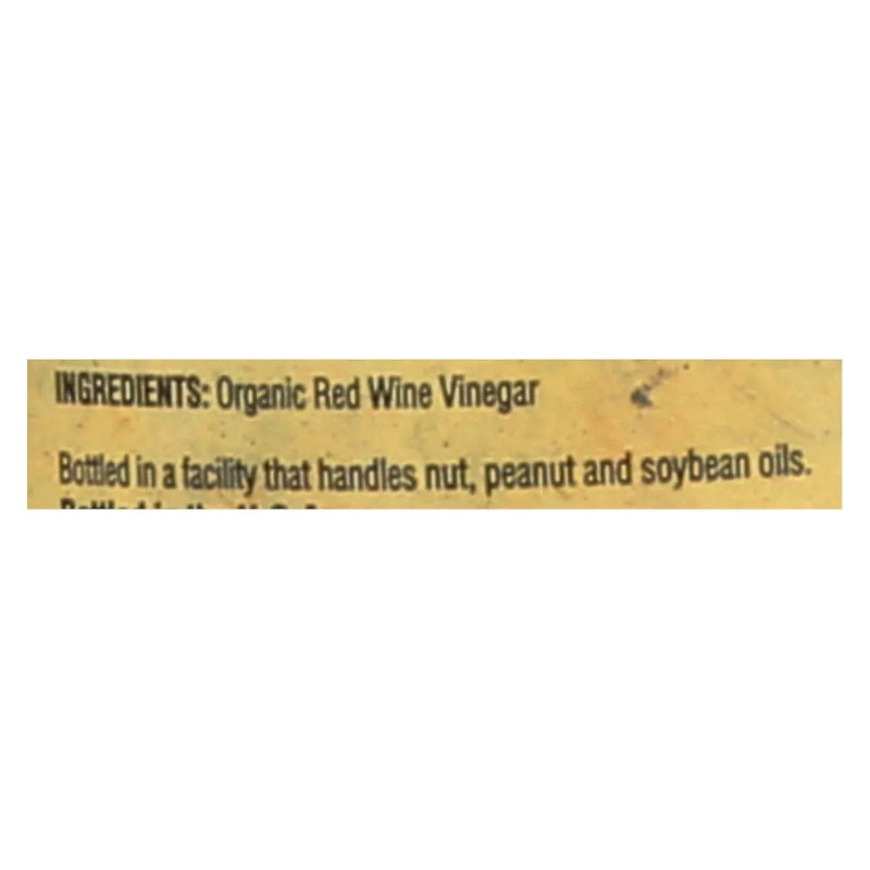 An image displaying Napa Valley Naturals Organic Red Wine - Vinegar - Case Of 12 - 12.7 Ounce by Napa Valley Naturals