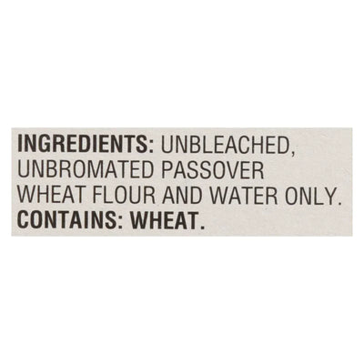 An image displaying Manischewitz - Matzo 1s - Case Of 30 - 1 Lb. by Manischewitz