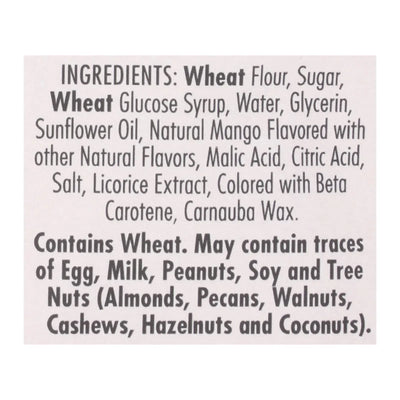 An image displaying Darrell Soft Eating Liquorice - Mango - Case Of 8 - 7 Ounce by Darrell