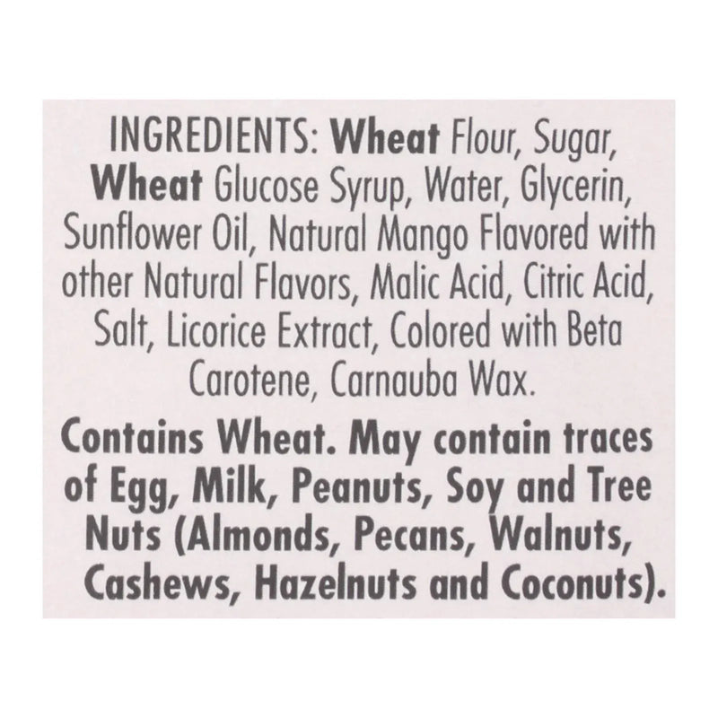 An image displaying Darrell Soft Eating Liquorice - Mango - Case Of 8 - 7 Ounce by Darrell