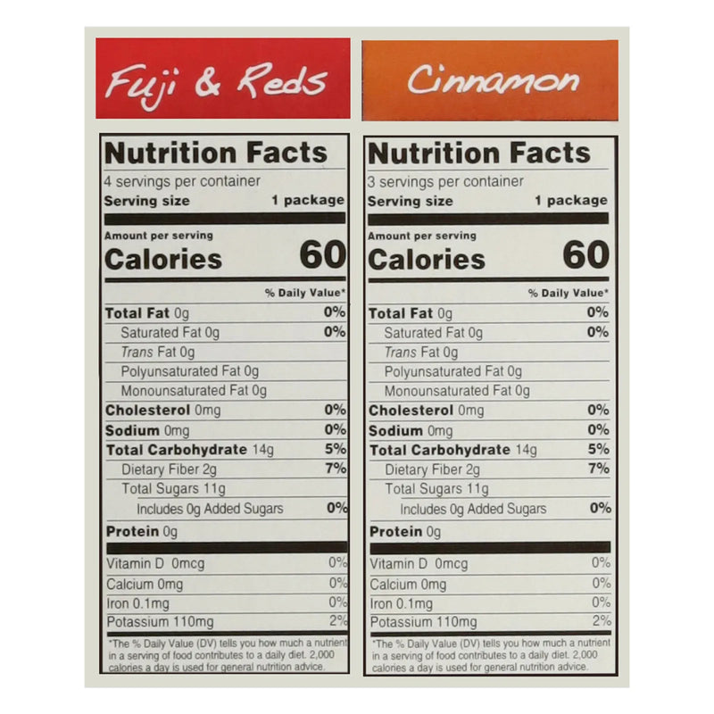 An image displaying Bare Fruit - Apple Chip Variety Snpk - Case Of 6 - 7/.53 Ounce by Bare Fruit