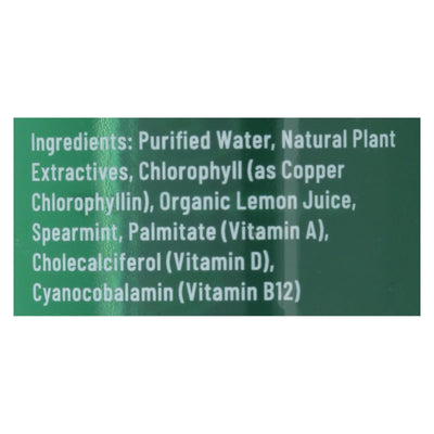 Chlorophyll Water - Water Chlorophyll - Case Of 12-16.9 Ounce