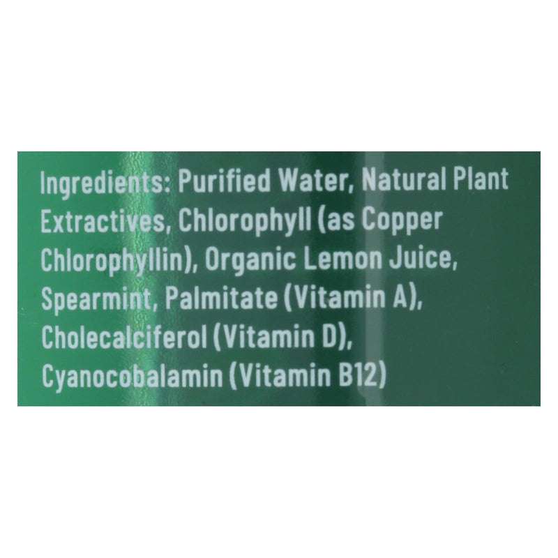 Chlorophyll Water - Water Chlorophyll - Case Of 12-16.9 Ounce