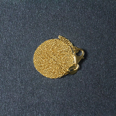 An image displaying 10k Yellow Gold Oval Cable Link Chain 0.97mm by Orca Market