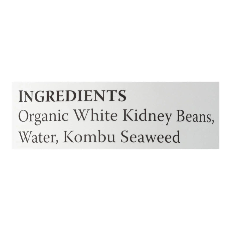 Eden Foods Organic Cannellini White Kidney Beans - Case Of 12 - 15 Ounce.