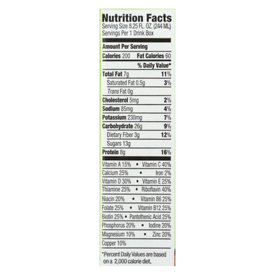 Orgain Organic Nutrition Shake - Chocolate Kids - 8.25 Fl Ounce - Case Of 12