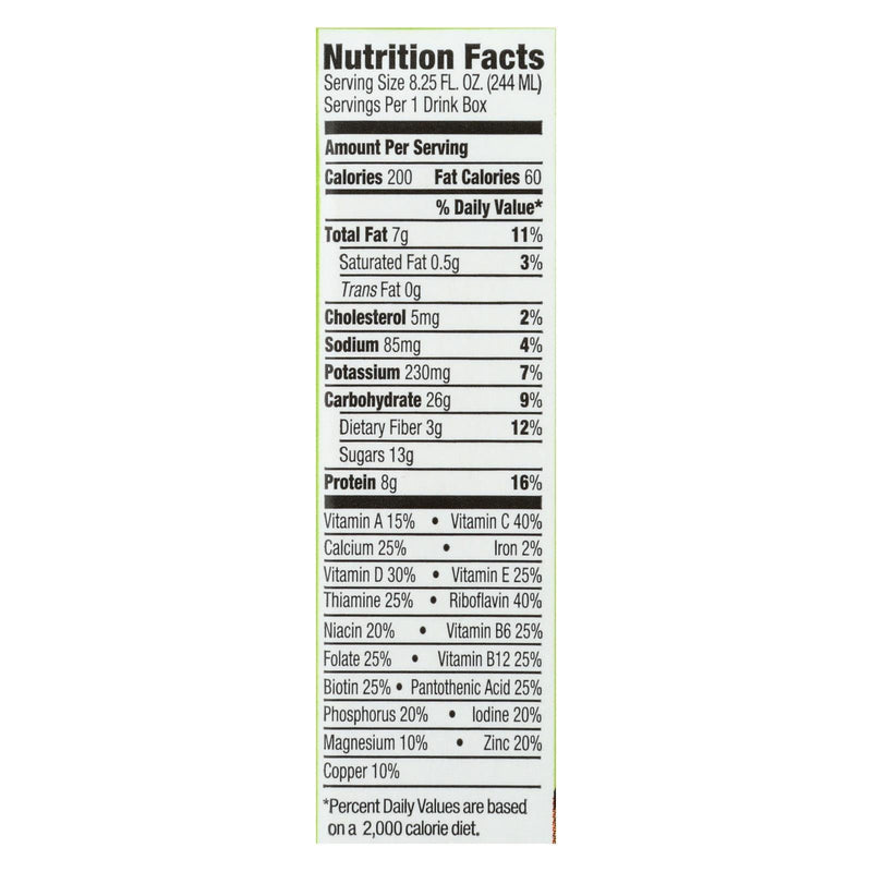 Orgain Organic Nutrition Shake - Chocolate Kids - 8.25 Fl Ounce - Case Of 12