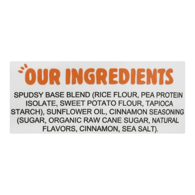 Spudsy - Sweet Potato Puff Crunch Cinnamon Churro - Case Of 12 - 4 Ounce