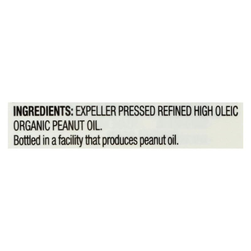 An image displaying Spectrum Naturals High Heat Refined Organic Peanut Oil - Case Of 12 - 16 Ounce by Spectrum Naturals