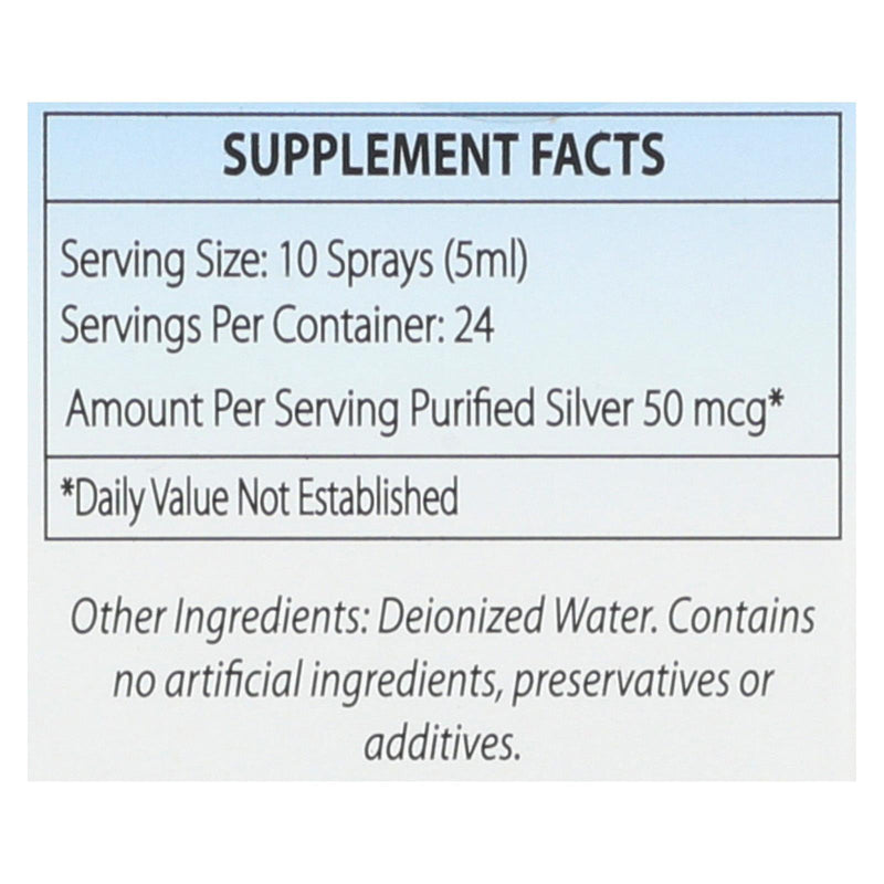 Silver Biotics - Suppl Dly Immun Trvl Spry - 1 Each 1-4 Ounce