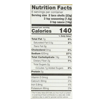 Garden Of Eatin' Yellow Corn Taco Dinner Kit - Dinner Kit - Case Of 12 - 9.4 Ounce