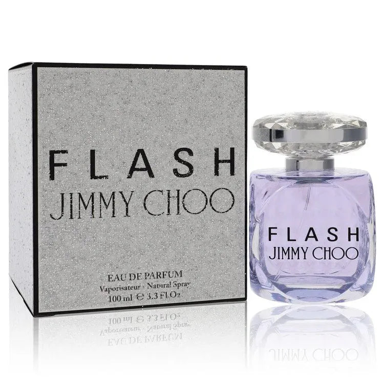 An image displaying Flash by Jimmy Choo Eau De Parfum Spray 3.4 oz for Women by Jimmy Choo