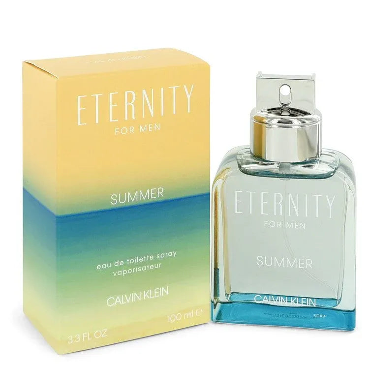 An image displaying Eternity Summer by Calvin Klein Eau De Toilette Spray for Men by Calvin Klein