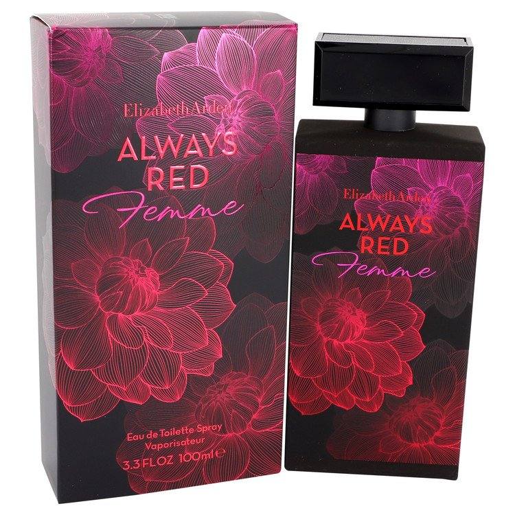 An image displaying Always Red Femme by Elizabeth Arden Eau De Toilette Spray for Women by Elizabeth Arden