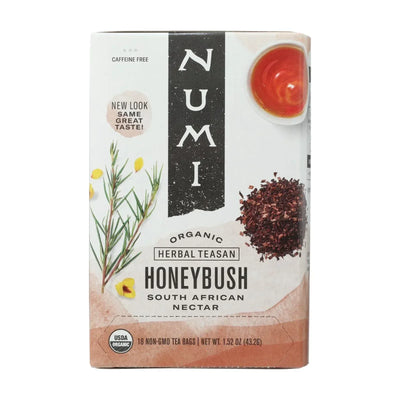 An image displaying Numi Honeybush Bushman's Brew - 18 Tea Bags - Case Of 6 by Numi Tea