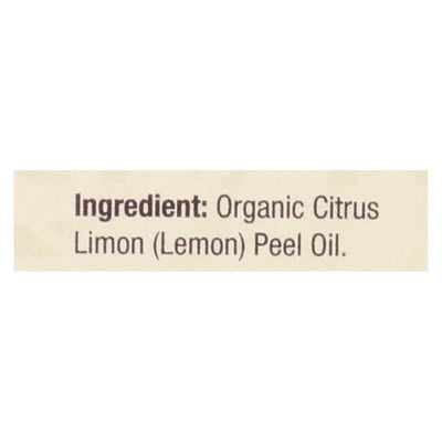 An image displaying Nature's Answer - Organic Essential Oil - Lemon - 0.5 Ounce by Nature's Answer