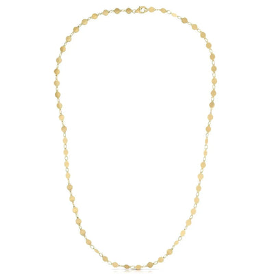 An image displaying 14k Yellow Gold Necklace with Polished Circles by Orca Market