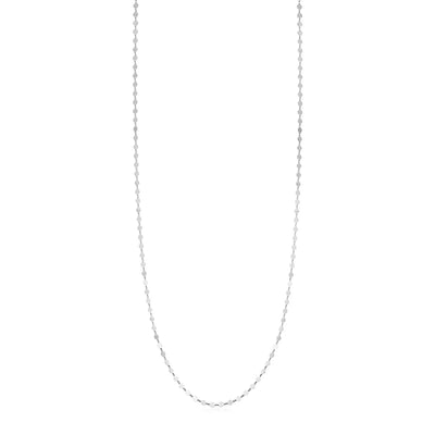 An image displaying Sterling Silver Mirror Link Necklace by Orca Market