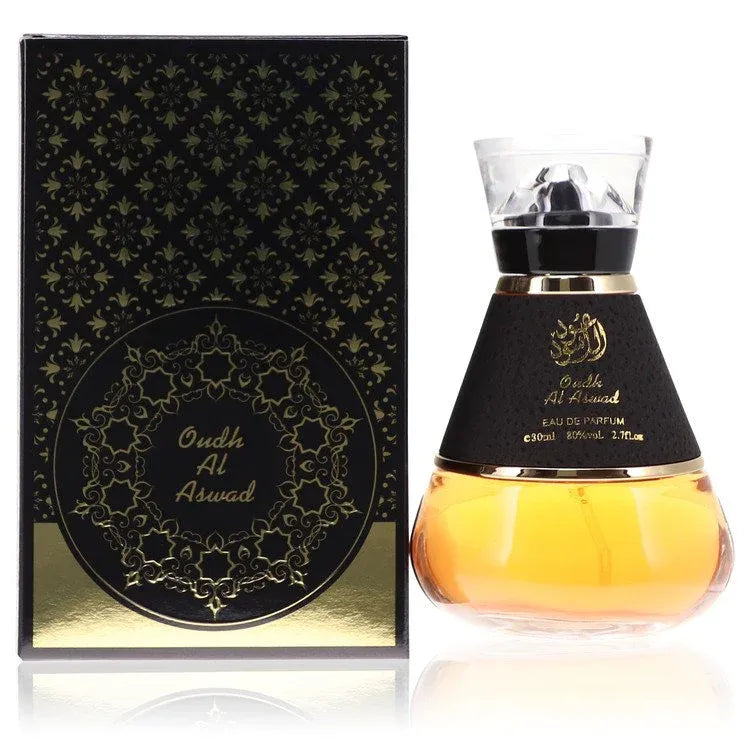An image displaying Al Wataniah Oudh Al Aswad by Al Wataniah Eau De Parfum Spray 2.7 oz for Women by Al Wataniah