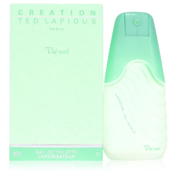 An image displaying Creation The Vert by Ted Lapidus Eau De Toilette Spray 3.3 oz for Women by Ted Lapidus